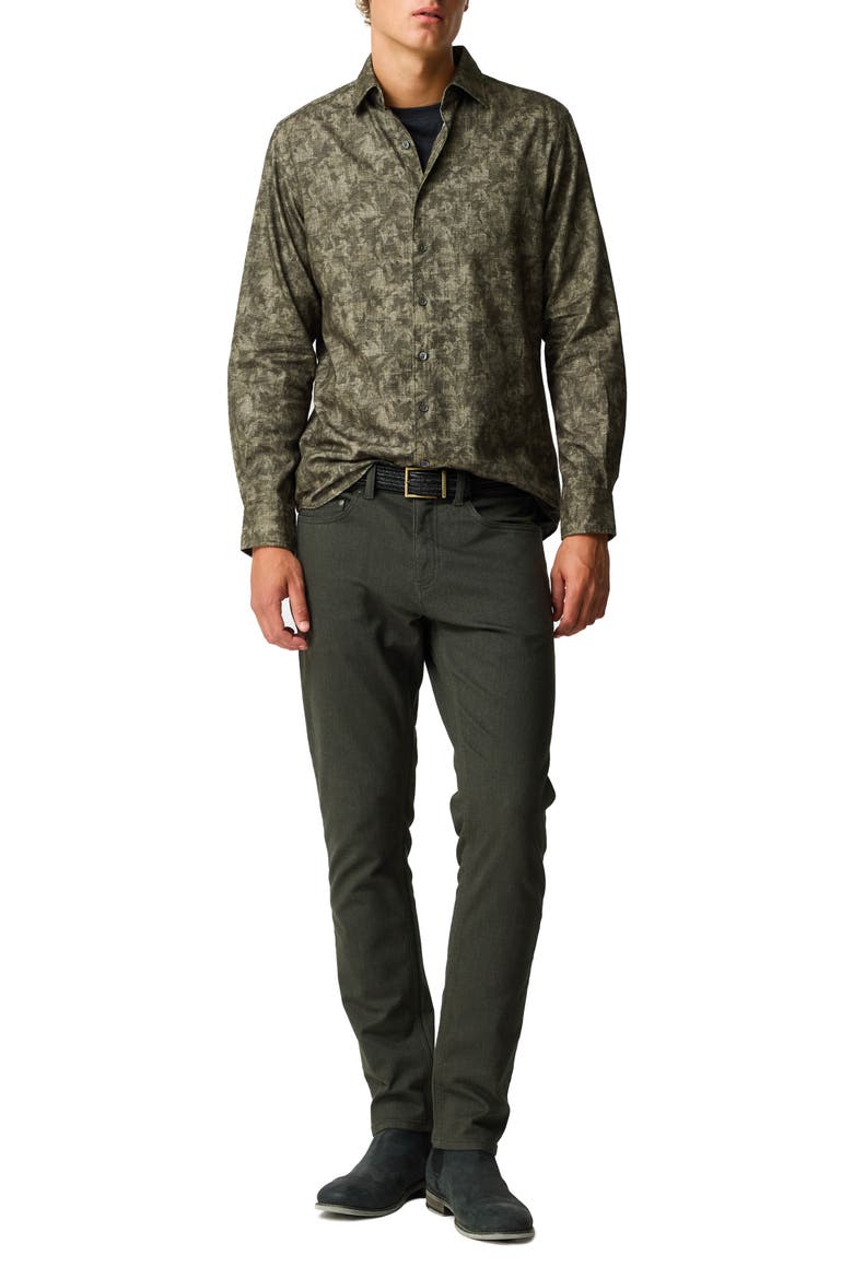 Campbell Valley Cotton Shirt, Alternate, color, MOSS