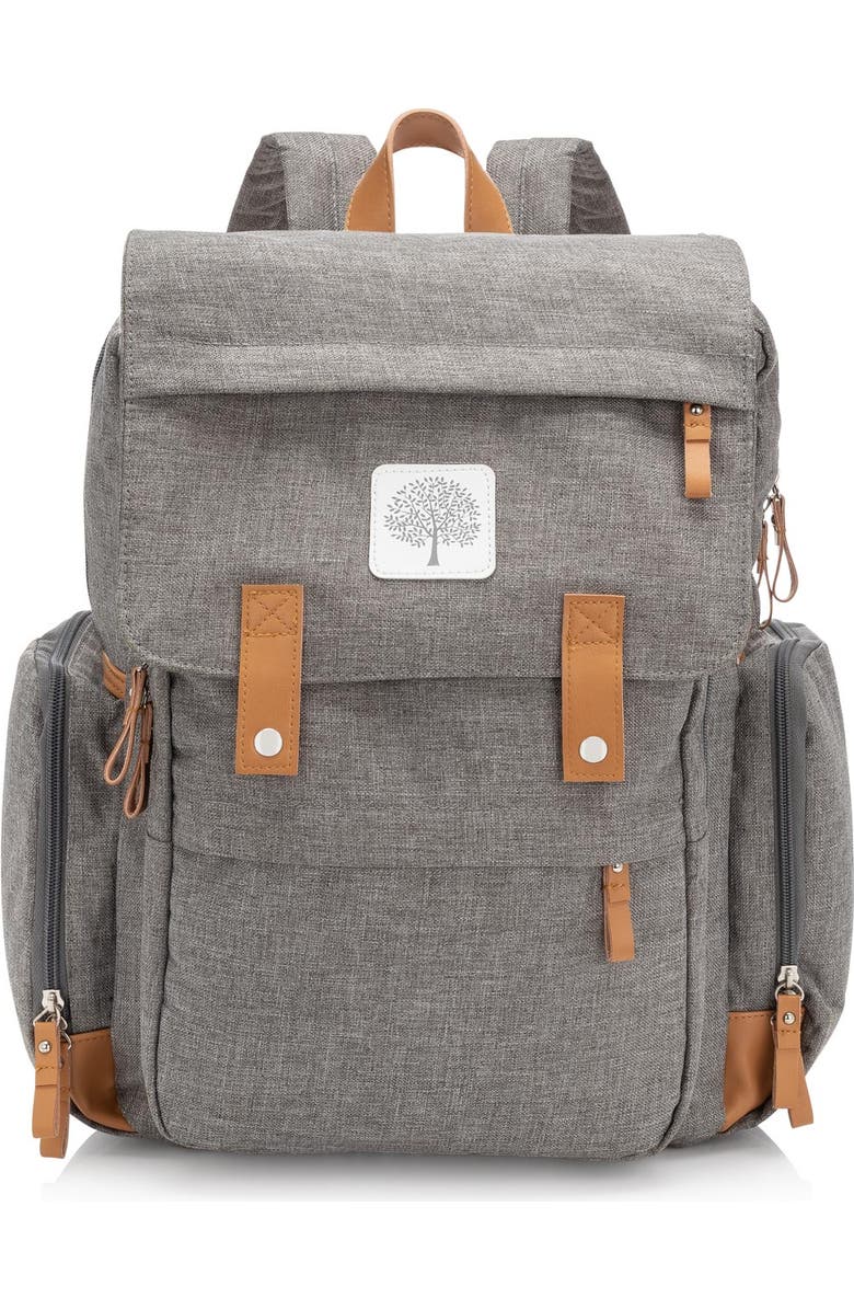 Parker Baby Co. Birch Bag Diaper Backpack, Main, color, Gray