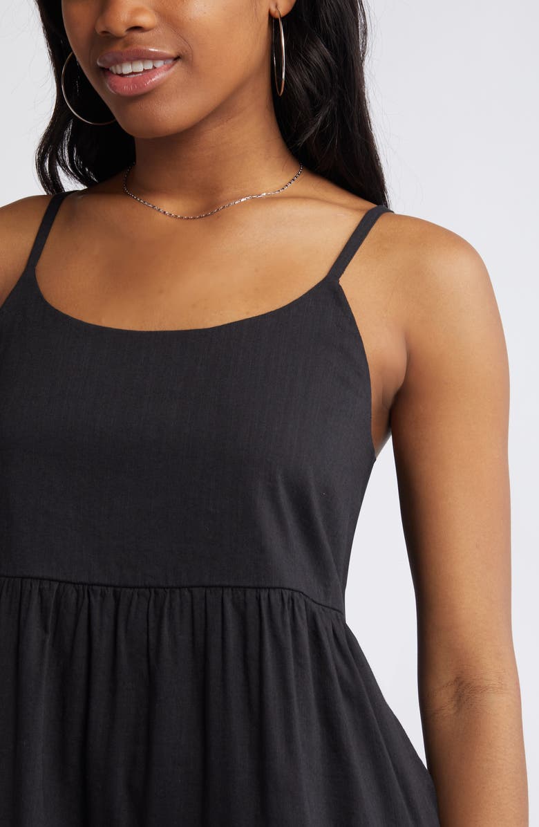 BP. Tiered Cotton Mini Sundress, Alternate, color, 