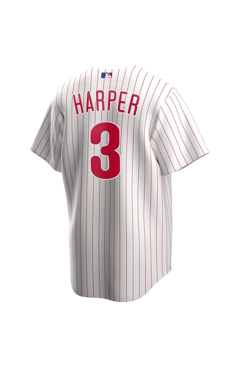Nike Youth Nike Bryce Harper White Philadelphia Phillies Alternate Replica Player Jersey, Alternate, color, 