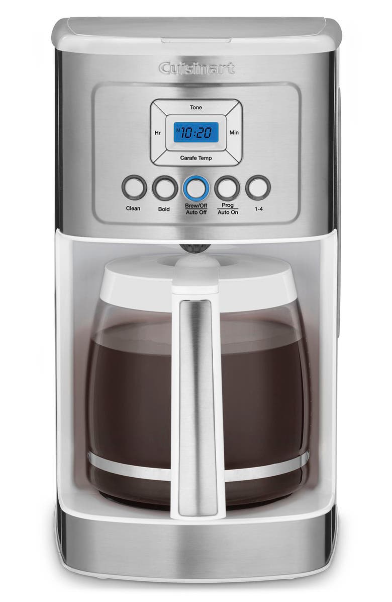 Cuisinart Perfectemp 14-Cup Programmable Coffee Maker, Main, color, White