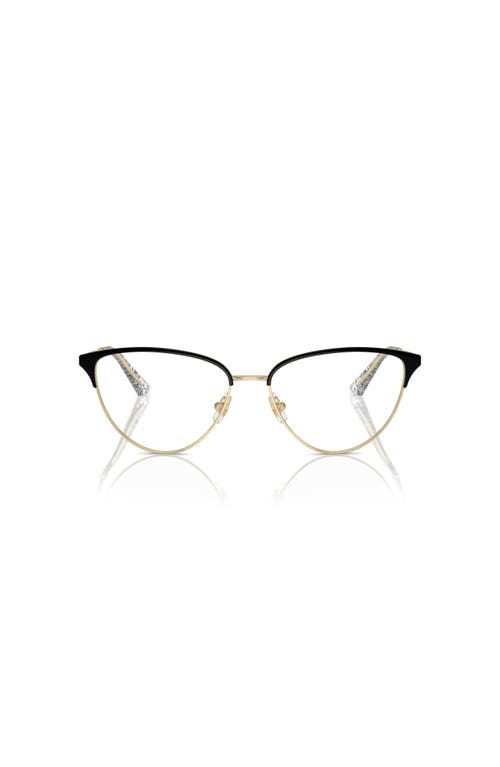 Jimmy Choo 53mm Cat Eye Optical Glasses In Black