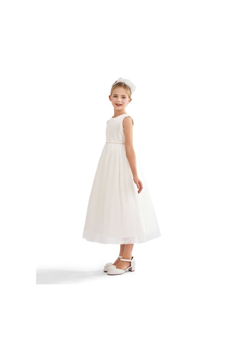 Lysandra Sleeveless Formal Dress, Alternate, color, White