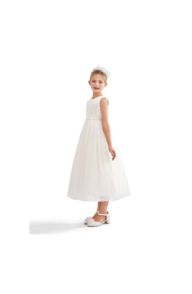 Tulleen Lysandra Sleeveless Formal Dress, Alternate, color, White