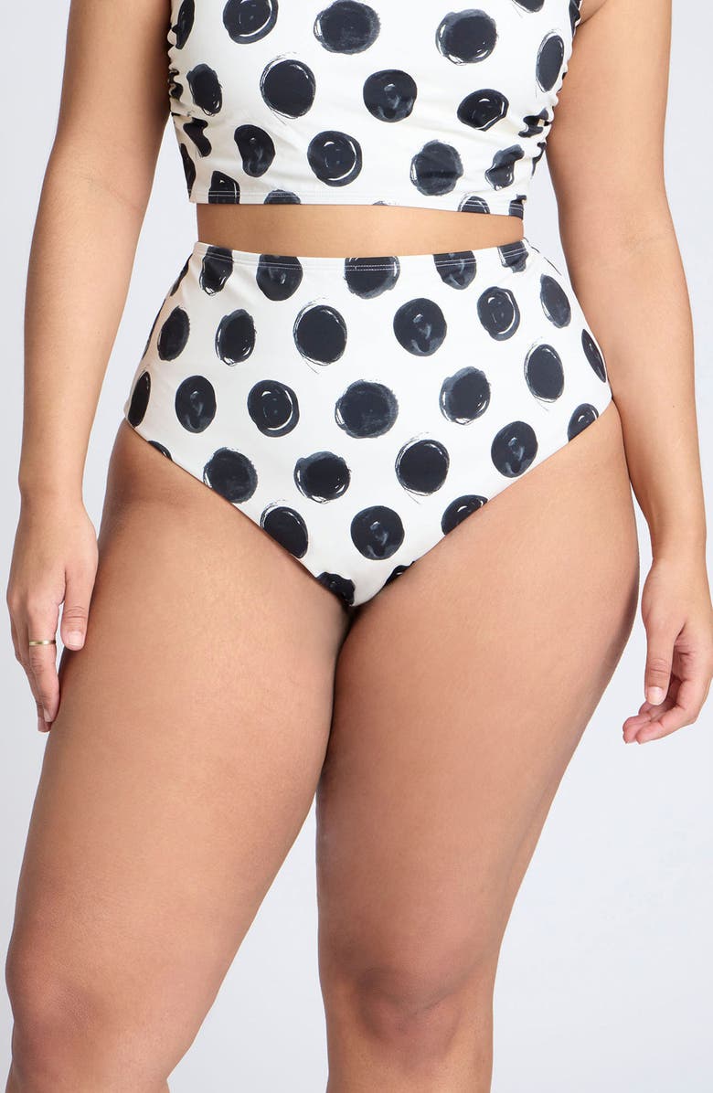 ELOQUII High Waist Bikini Bottoms, Main, color,