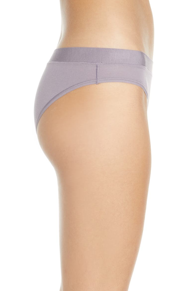 Second Skin Cheeky Bikini, Alternate, color, GRAY RIDGE