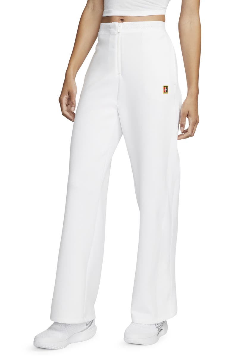 Nike Court Dri-FIT Heritage Wide Leg Pants, Main, color, 