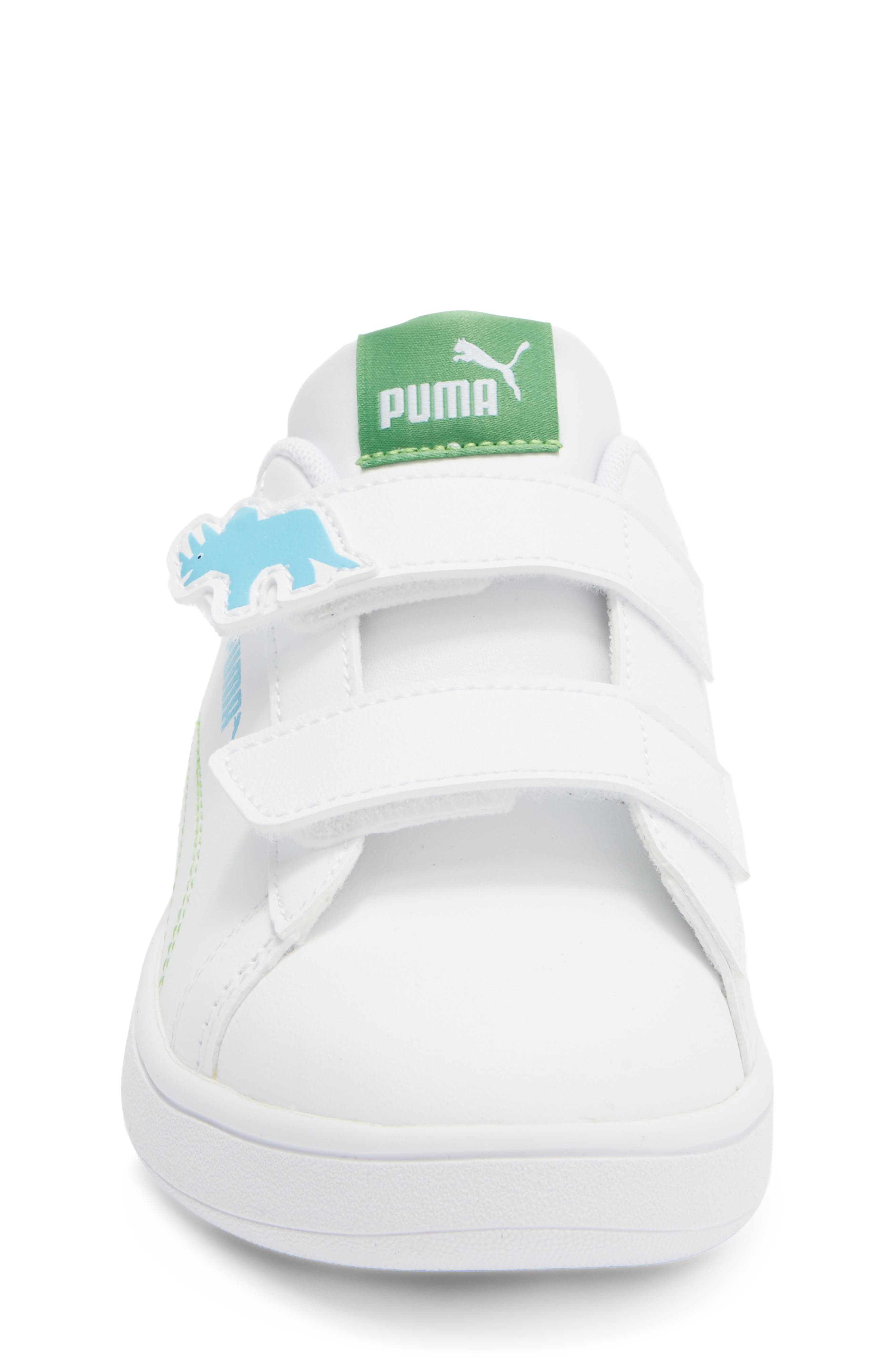 PUMA Kids' Smash 3.0 Sneakers, Alternate, color, Puma White/ Green Fruit/ Blue