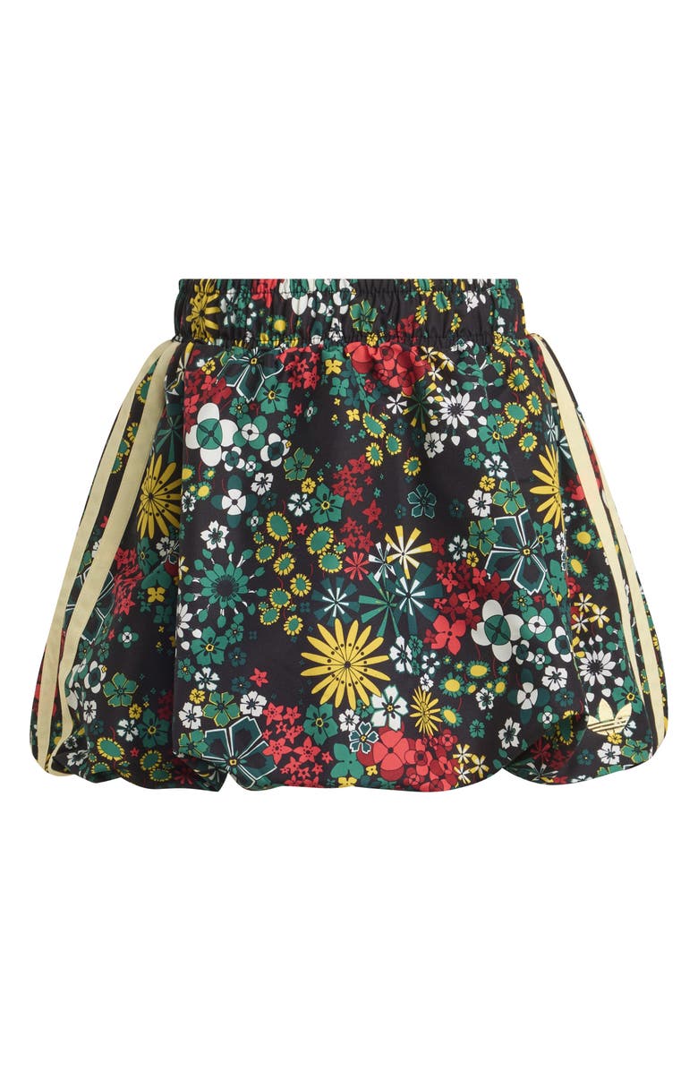 adidas x Liberty London Kids
 Recycled Polyester Jersey 
Skirt Set, Alternate, color, Black