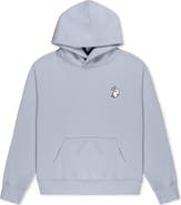 Dalix Heartly Ghost Relaxed Midweight Fleece Pullover Hoodie