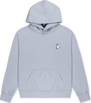 Dalix Heartly Ghost Relaxed Midweight Fleece Pullover Hoodie