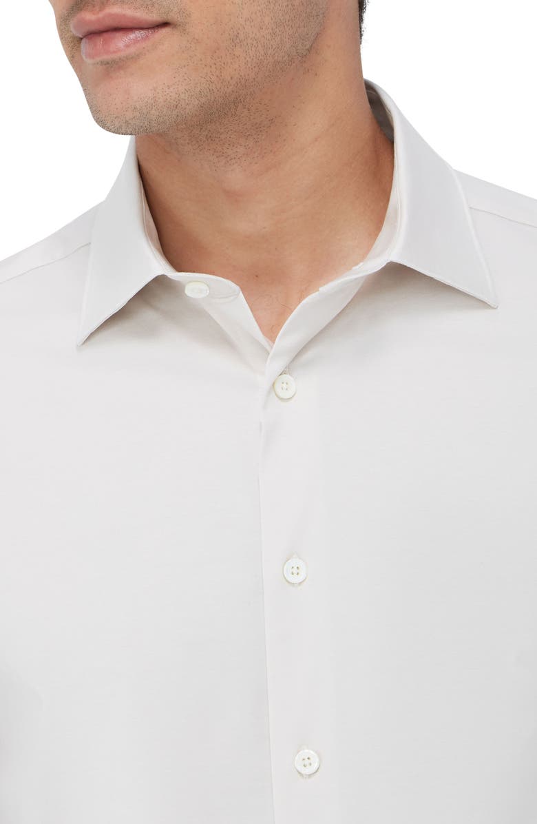 Bugatchi James OoohCotton<sup>®</sup> Button-Up Shirt, Alternate, color, Stone