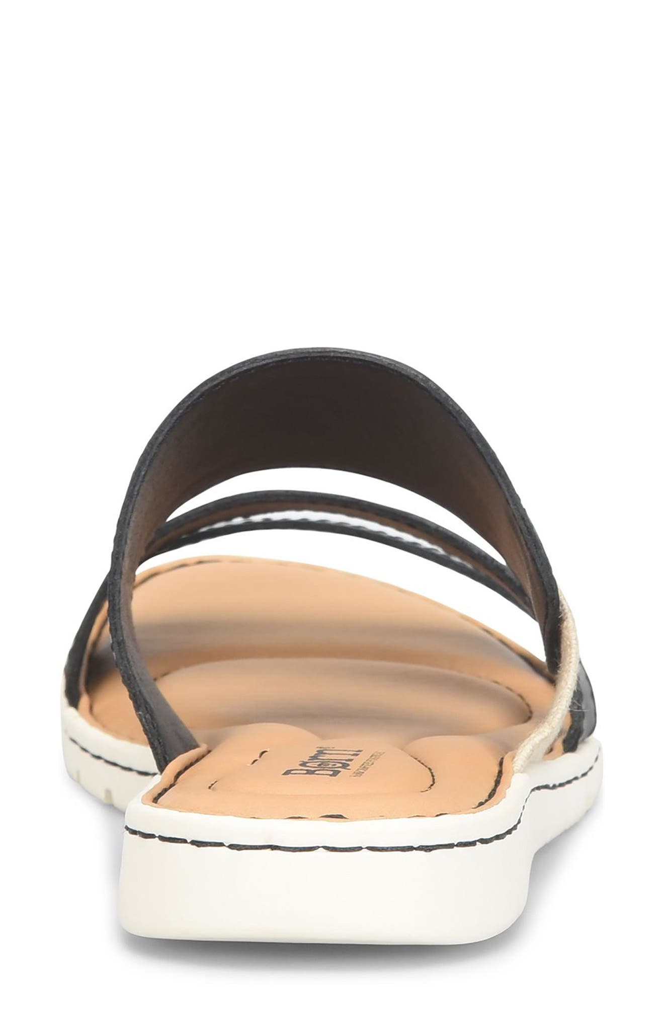 Børn Blakely Slide Sandal, Alternate, color, Black Leather