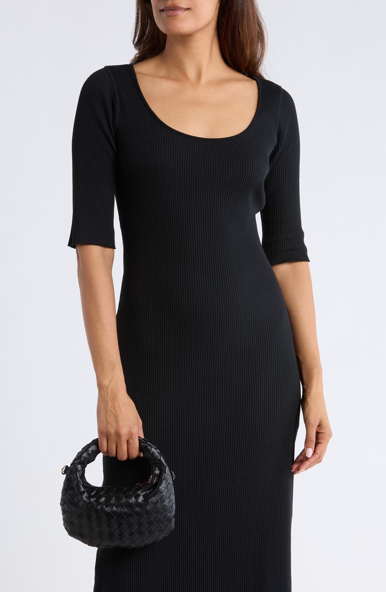 URBAN EXPRESSIONS HANDBAGS Woven Crossbody Bag, Alternate, color, Black