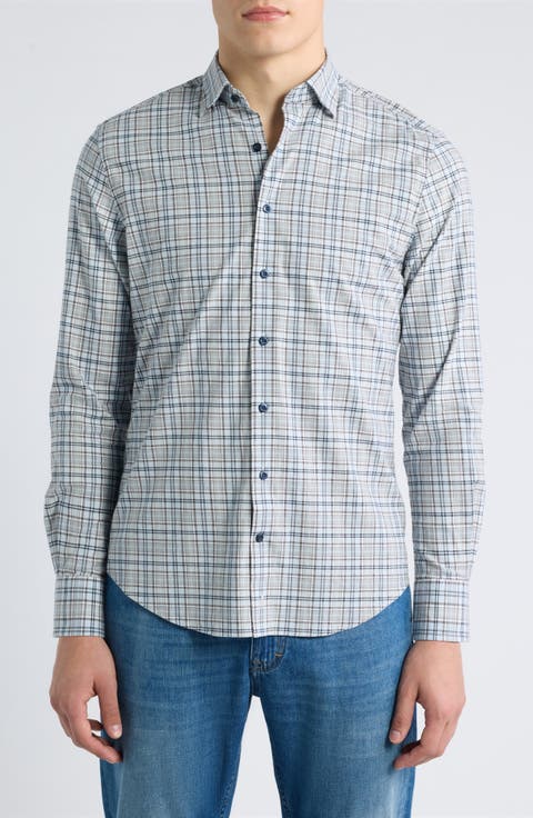 Tahoe Plaid Long Sleeve Button-Up Shirt