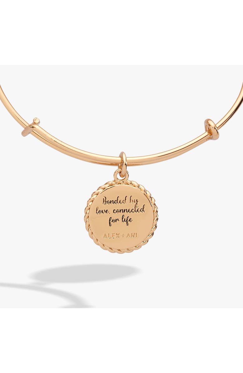 Alex and Ani Mom Charm Bangle, Alternate, color, Gold