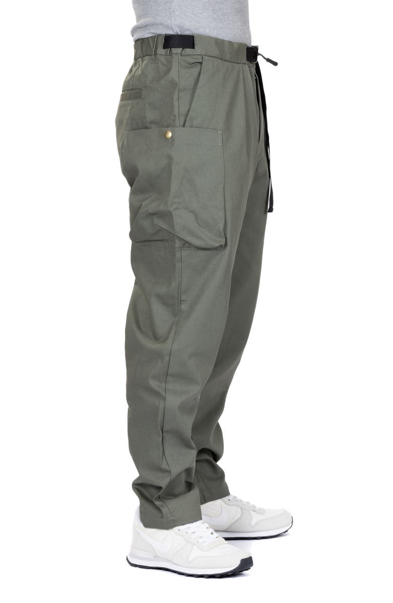 VAST Belted Twill Cargo Pants, Alternate, color, Military Green