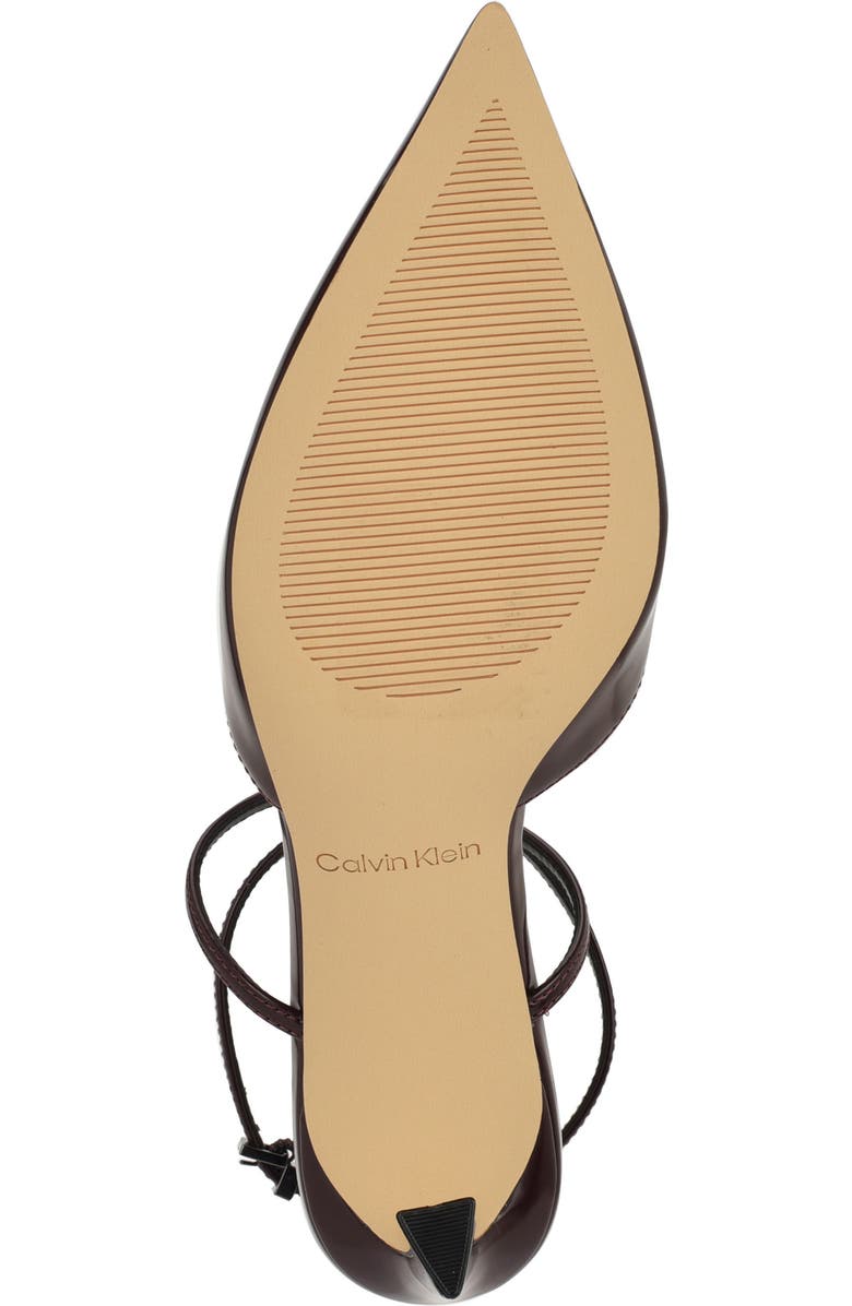 Calvin Klein Avriel 2 Ankle Strap Pump, Alternate, color, Wine