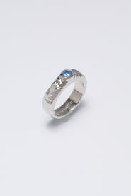 Classicharms Sylvie Cubic Zirconia Molten Stackable Ring
