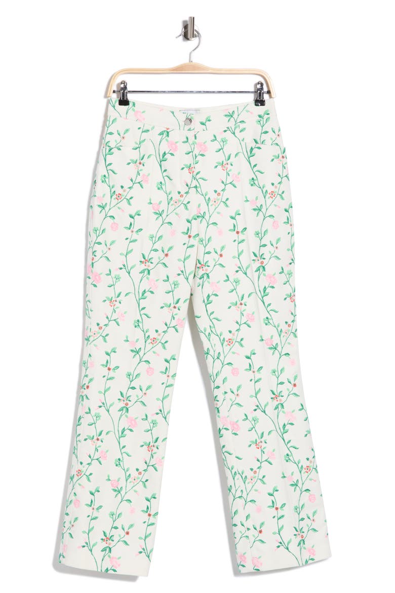 Straight Leg Trousers, Alternate, color, PINK