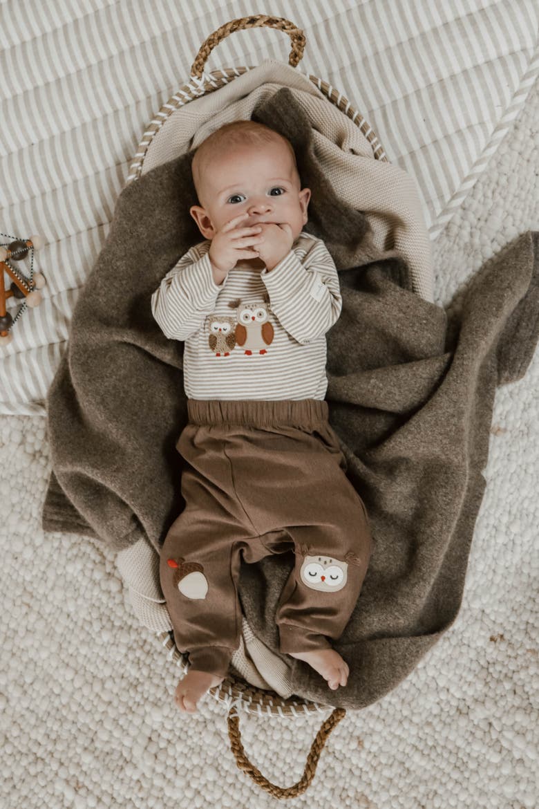 Bodysuit & Legging Set, Alternate, color, Mushroom Mini Stripe