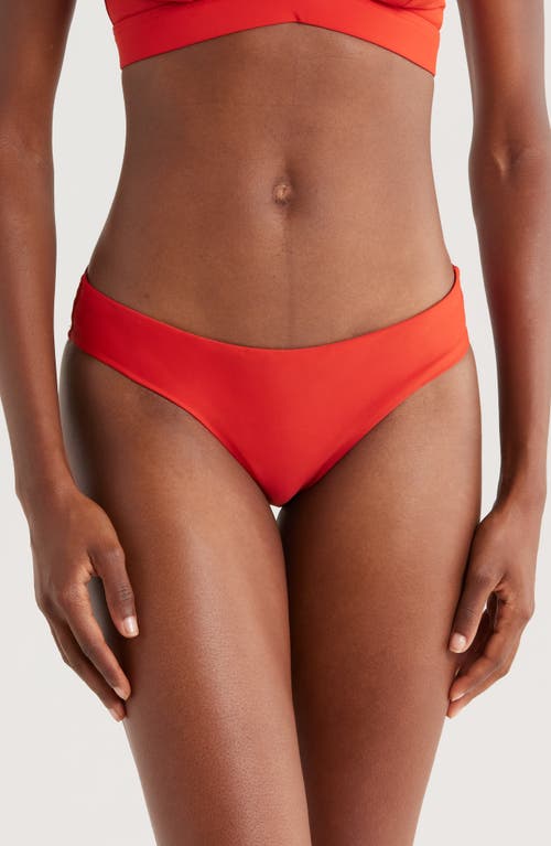 Bondi Born Nadia Hipster Bikini Bottoms In Red