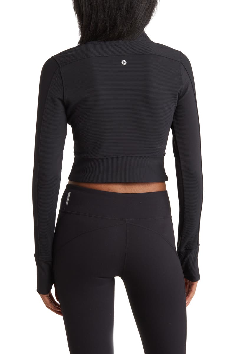 90 DEGREE BY REFLEX Vortex Rib Academy Half Zip Jacket, Alternate, color, 