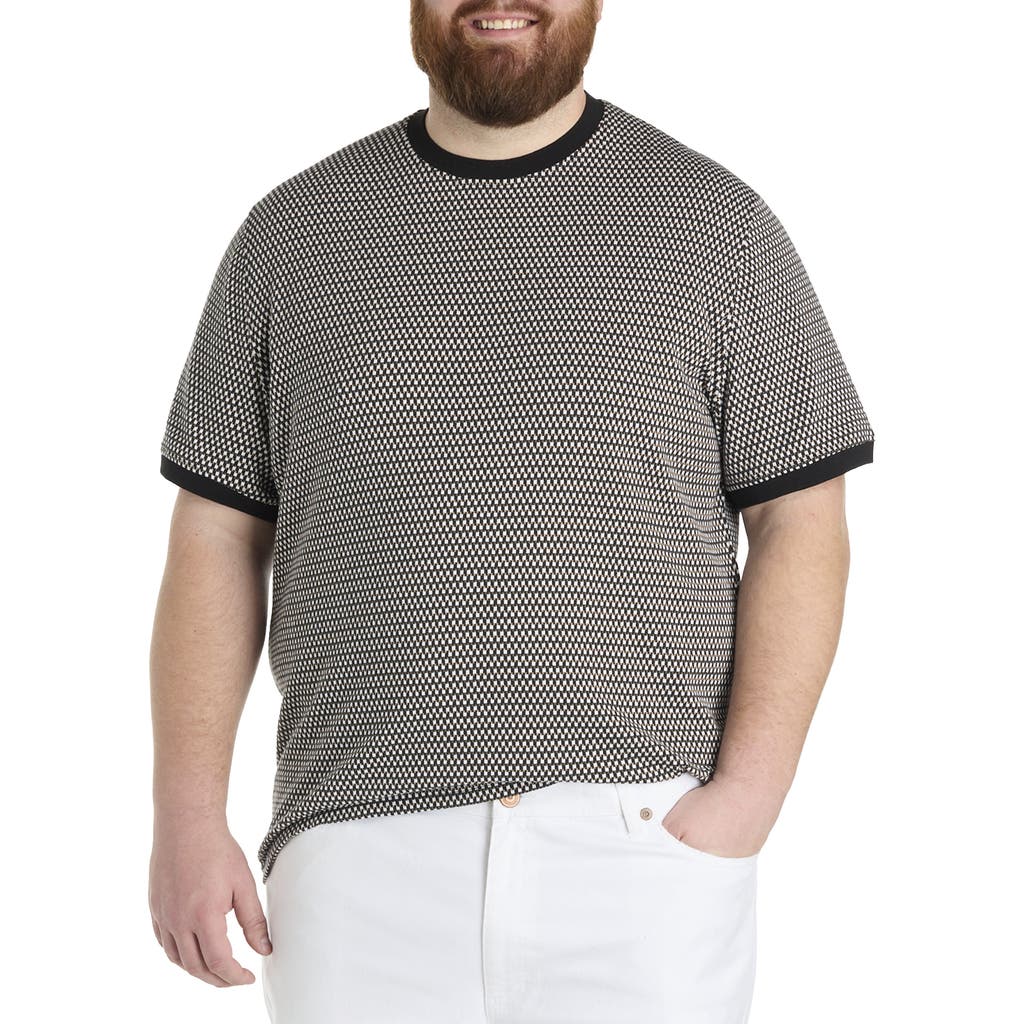 TRUE NATION BY DXL TRUE NATION BY DXL BIG & TALL TEXTURED T-SHIRT