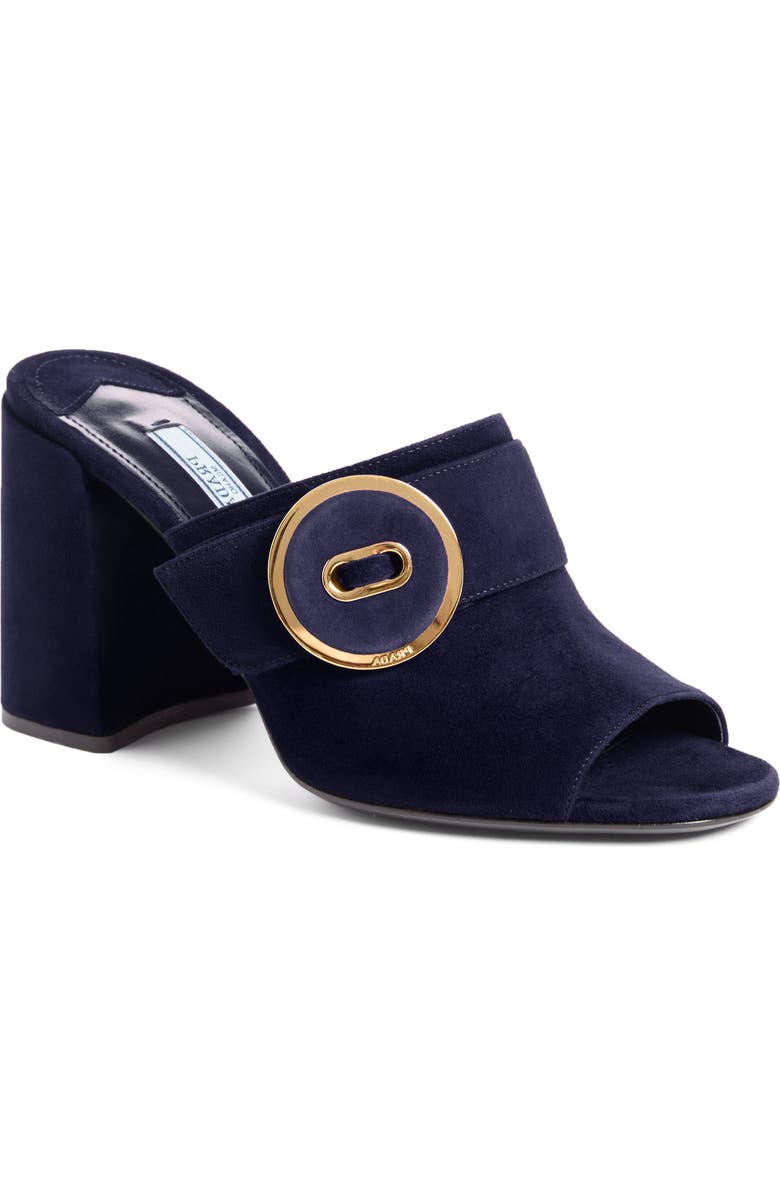 Prada Button Mule, Main, color,