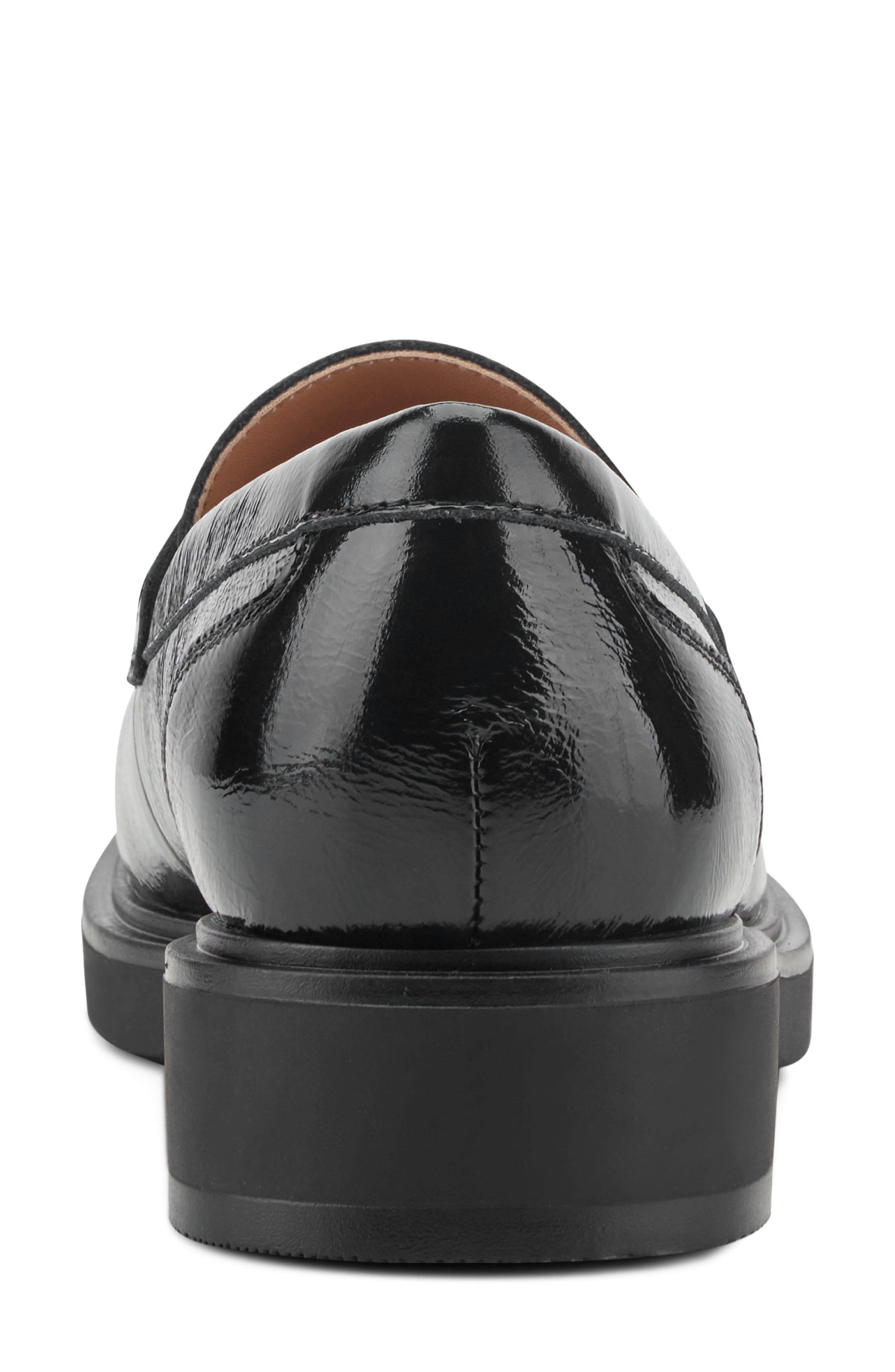 Janesa Leather Loafer, Alternate, color, BLACK LEATHER