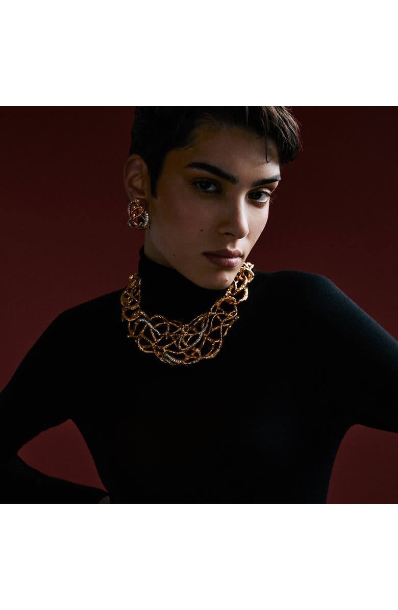 Susan Caplan 1994 Vintage Elizabeth Taylor Precious Vine Necklace, Alternate, color, Precious Vine