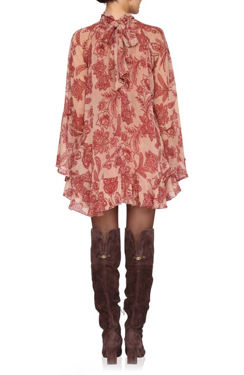 Avec Les Filles Ruffle Tiered Dress In Multi