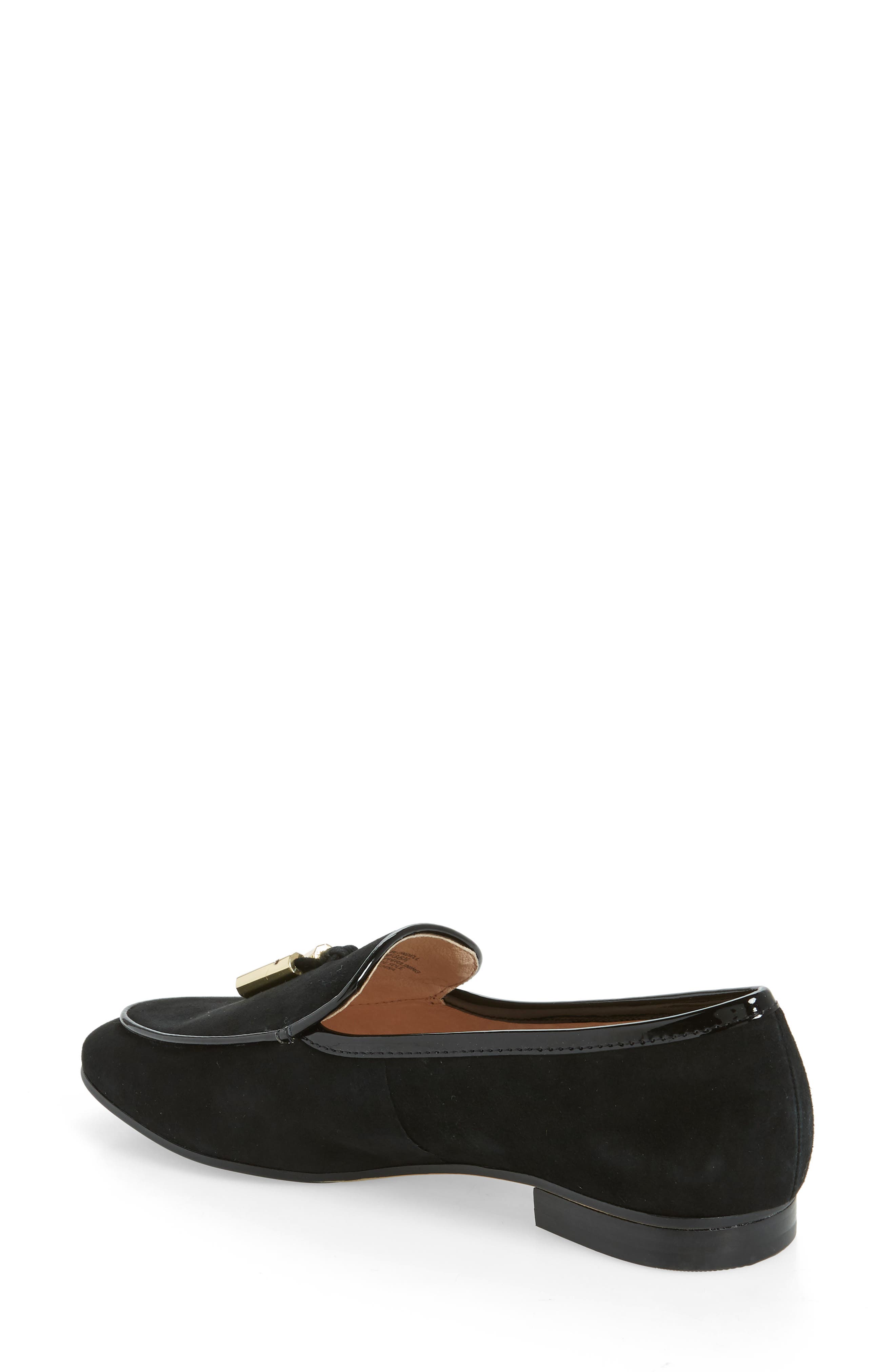 Blondell Loafer (Nordstrom Exclusive), Alternate, color, BLACK SUEDE