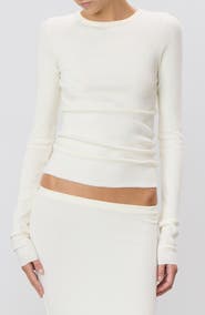 ETERNE Long Sleeve Fitted Top
