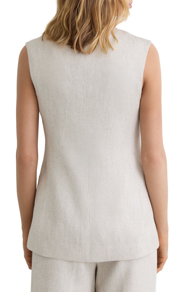Reiss Nolah Linen Blend Vest, Alternate, color, Neutral