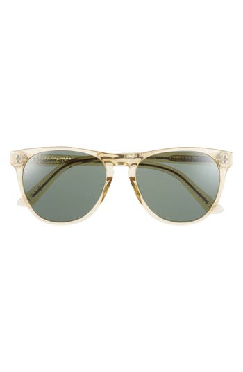 Diff Dash 69mm Oversize Polarized Mirrored Aviator Sunglasses In Gold