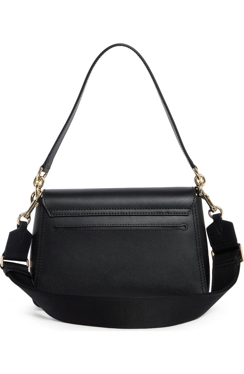 Furla Circe Small Leather Satchel, Alternate, color, Nero