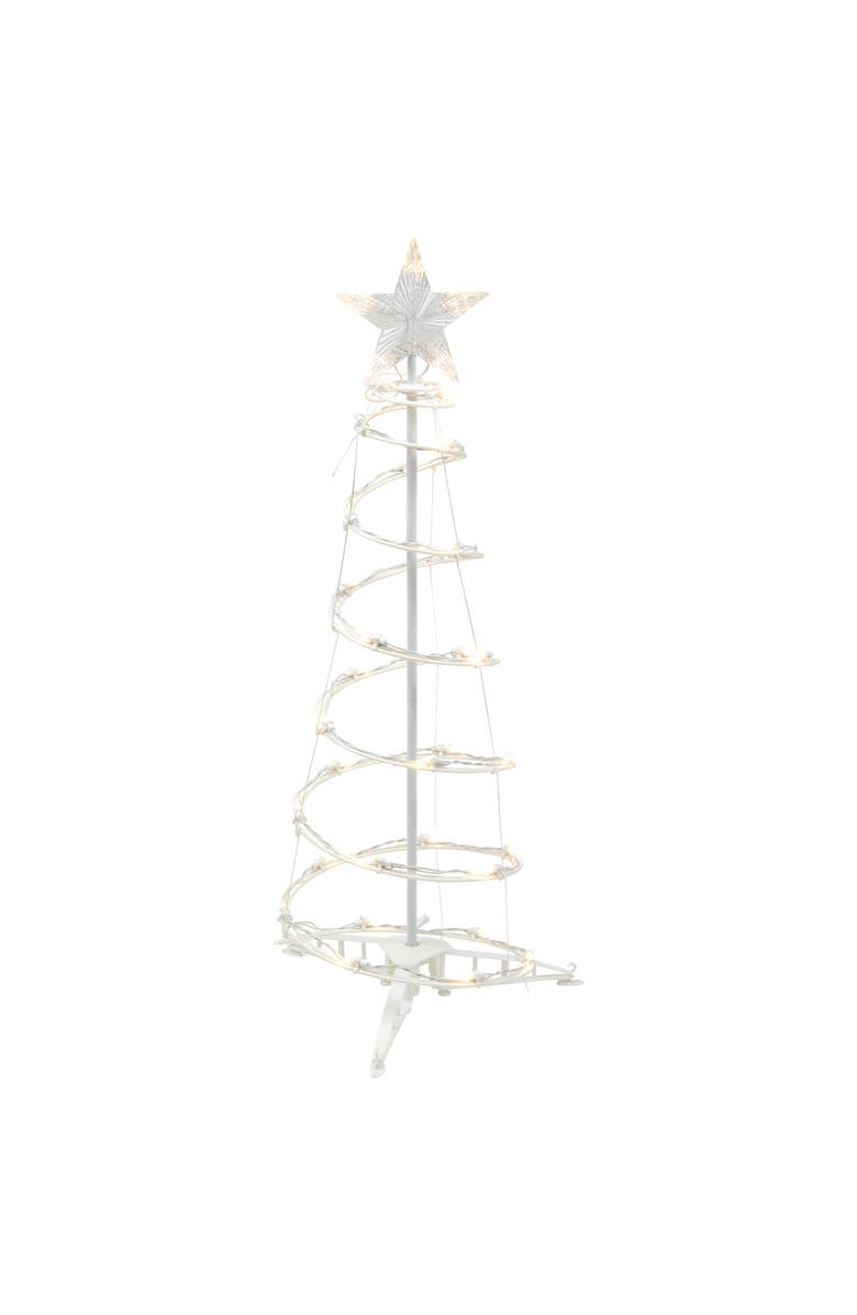 Northlight LED Lighted Spiral Outdoor Christmas Tree - 3
- Warm White Lights, Main, color, White