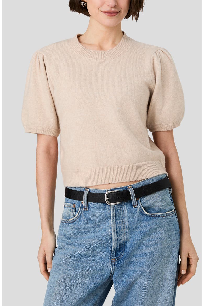 Yulia Puff Sleeve Sweater, Main, color, OATMEAL MELANGE