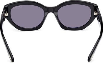 Penny 55mm Polarized Geometric Sunglasses