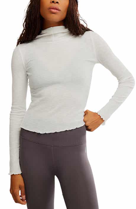 Free People FP Movement Breathe Easy Cotton Blend Hoodie