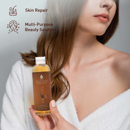 Pursonic Essential Oils & Skin Care Mega Bundle 100% Pure Golden Jojoba Oil, Rosehip Oil, Sweet Almo In Multicolor