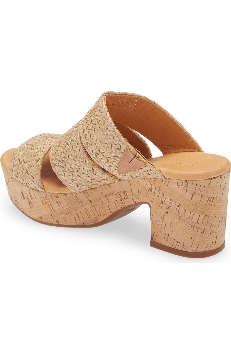 Chocolat Blu Gusto Platform Sandal, Alternate, color, Natural Raffia