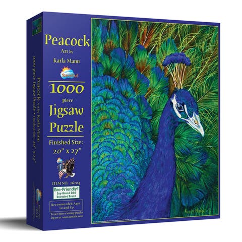Peacock 1000 piece Jigsaw Puzzle for Adults