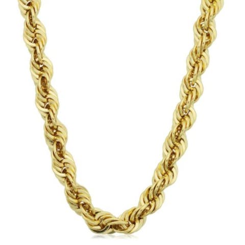 Men's 14k Gold Filled 6-mm Rope Chain Necklace