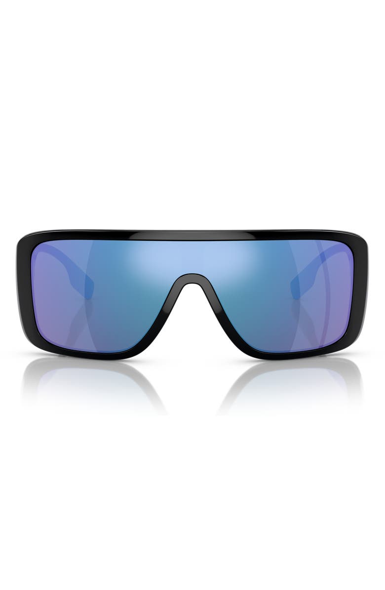 Burberry 30mm Mirrored Rectangular Sunglasses, Main, color,