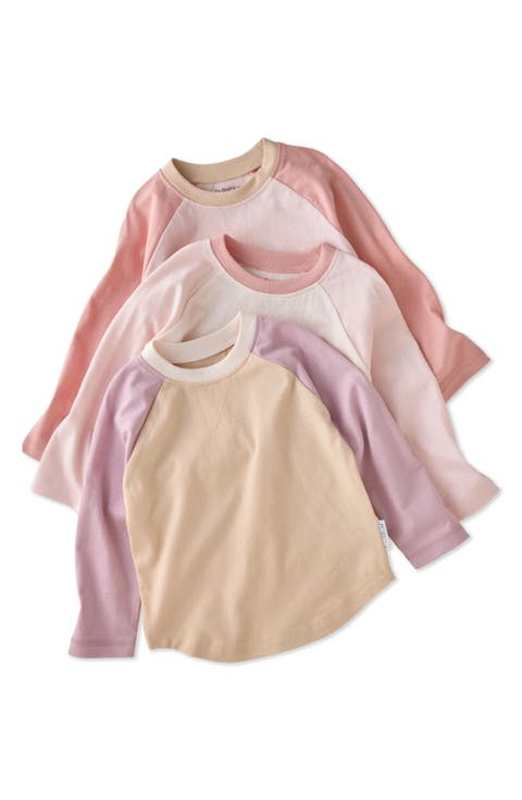 Rookie 3-Pack Organic Cotton Baseball T-Shirts