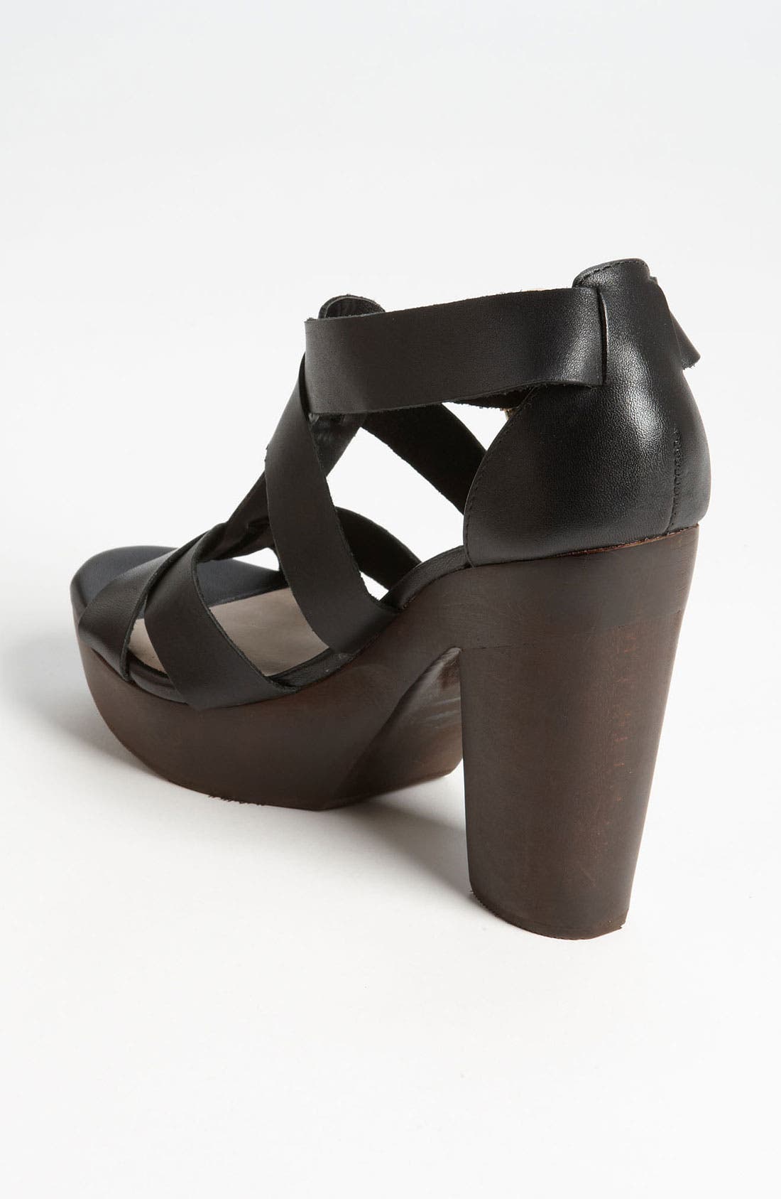 Topshop 'Right-Wood' Sandal, Alternate, color, 