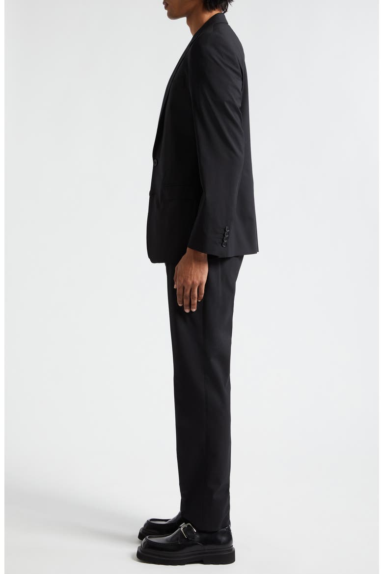 Martini Fit Stretch Wool Suit, Alternate, color, NERO