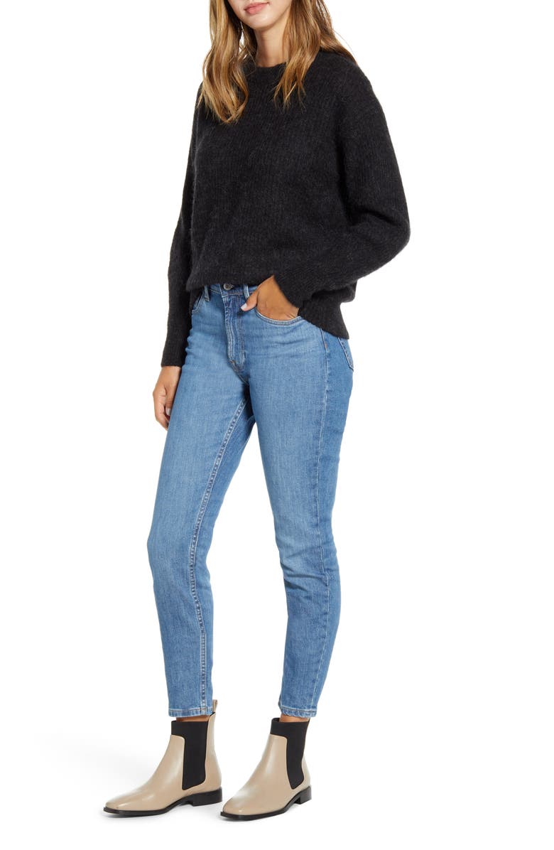 Everlane The Oversize Alpaca Blend Crewneck Sweater, Alternate, color, 